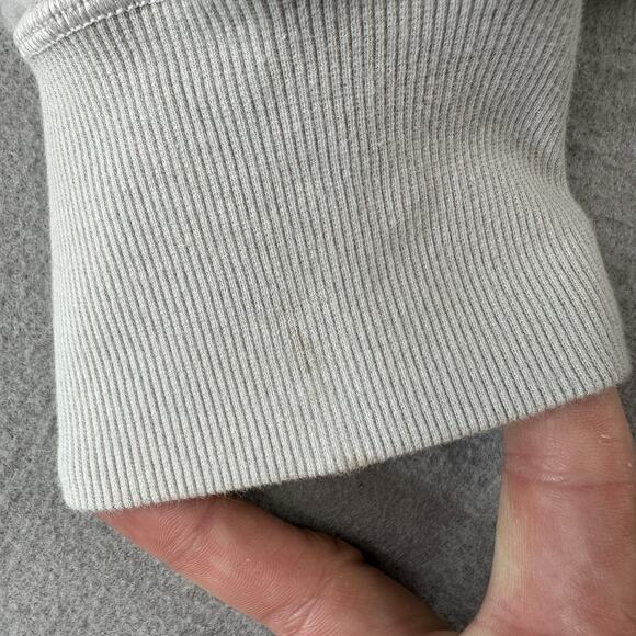 Lululemon Scuba Oversized Sherpa 1/2 Zip Hoodie M/L Vapor Gray Wool Blend - Picture 16 of 16